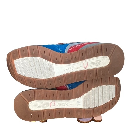 New Balance 996 Women’s Blue Red Suede Size 7 Rare Large N Retro Like New - Picture 7 of 12